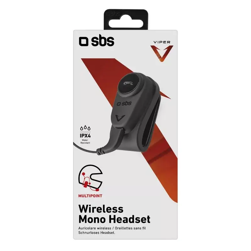 SBS TEEARSETMONOMOTOBTK Bluetooth motocikla austiņas Photo 5