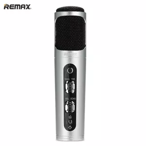 Bemi M85 Караоке Микрофон с эфектами для развлечения для детей и Родителейс динамиками с записю Micro USB AUX Золтистый