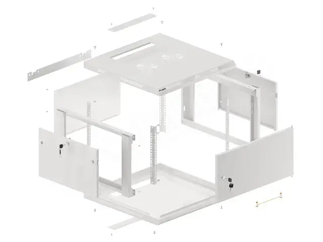 Настенный шкаф Lanberg WF01-6606-00S Photo 12