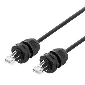 Networking cable Deltaco SFTP-62AH-WP RJ-45 Cat6a 2 m Black