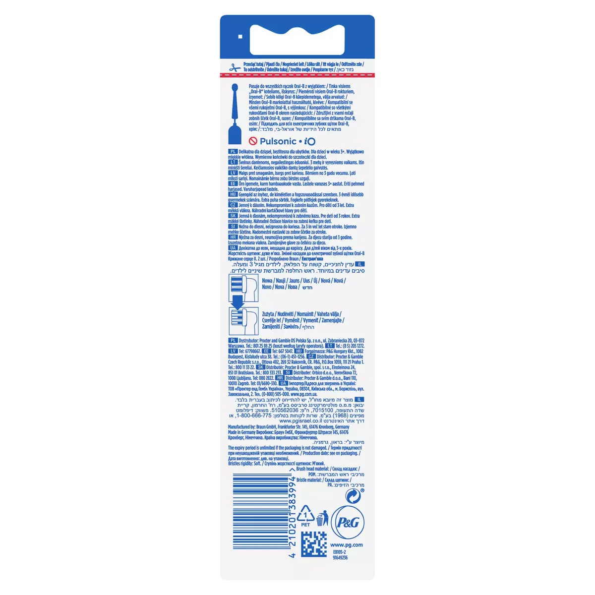 Toothbrush heads BRAUN EB10-2 Frozen Photo 3