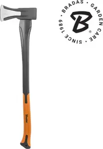 Dalītājs cirvis BRADAS KT-SF2200, stiklašķiedras kāts 790 mm, 2 kg cietināta tērauda galva, TPR neslīdoša roktura virsma