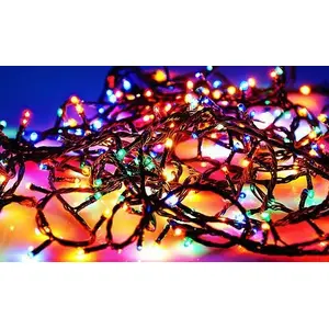 LED virtenes NA 100 LED 7,8 m daudzkrāsainas — iekštelpām un ārtelpām