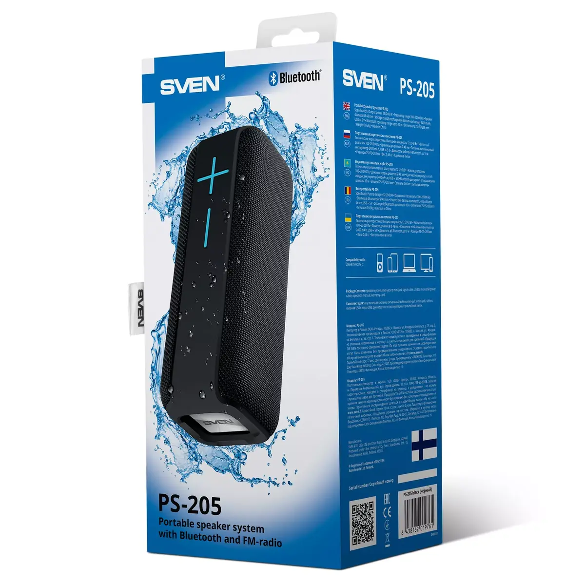 Mono Portable Speaker SVEN PS-205 Code: PS-205 Photo 13