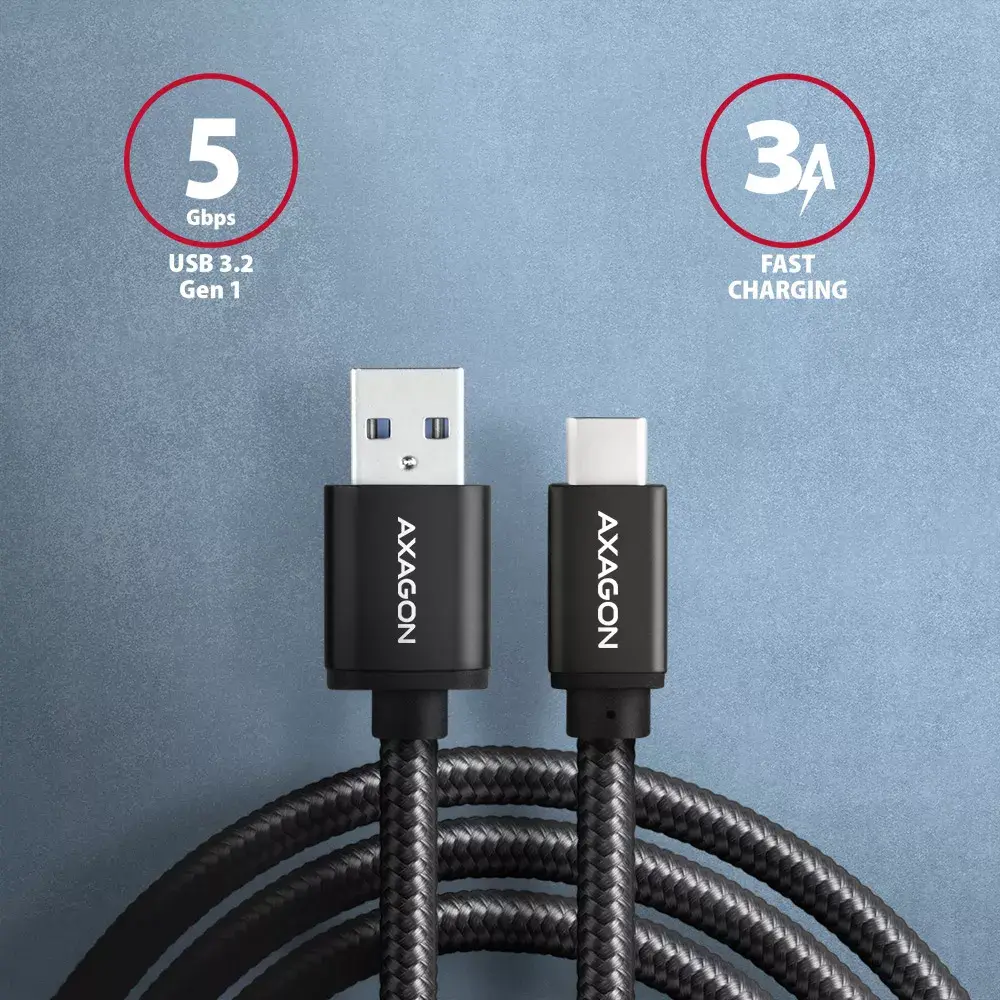 USB кабель Axagon BUCM3-AM20AB Photo 2
