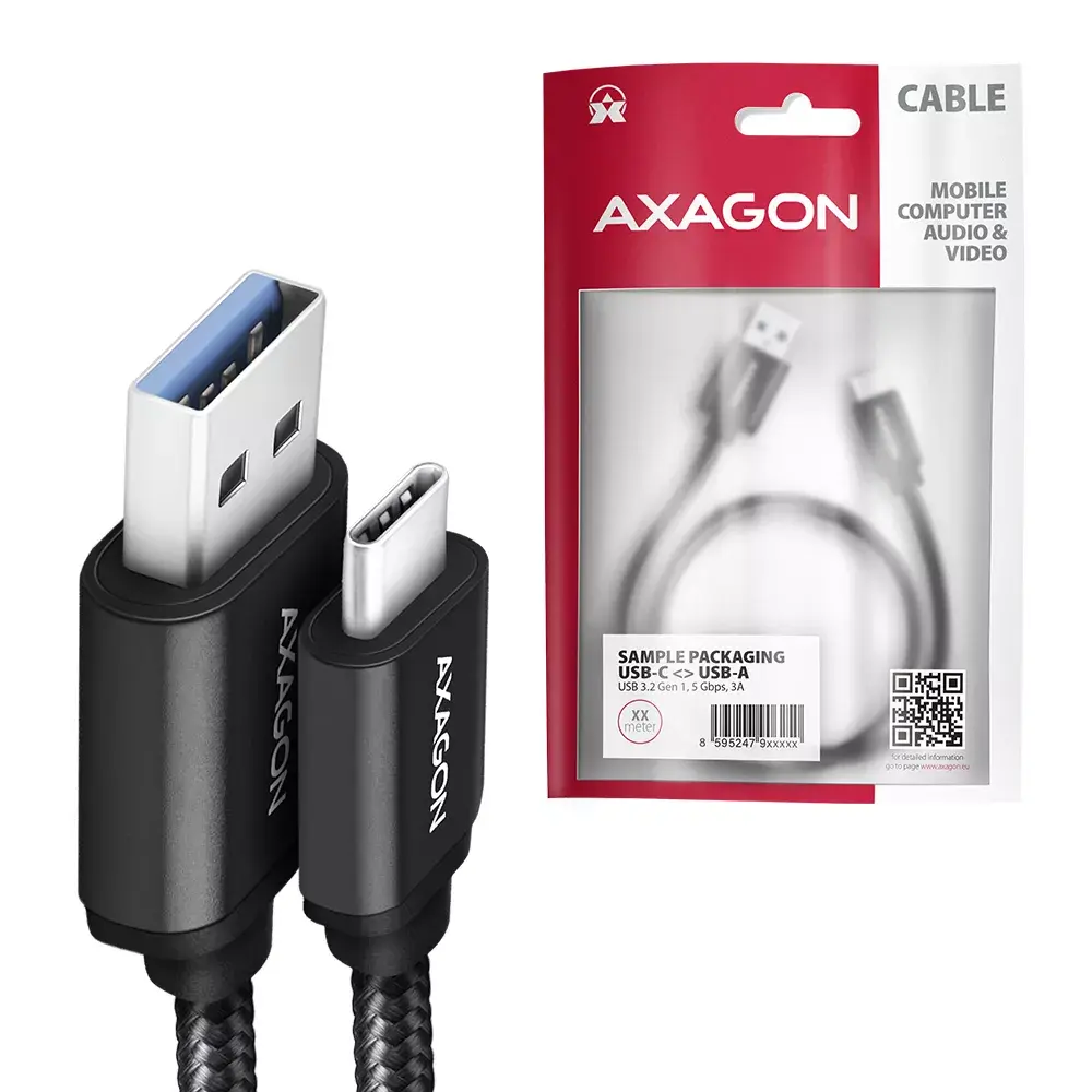 USB кабель Axagon BUCM3-AM20AB Photo 6