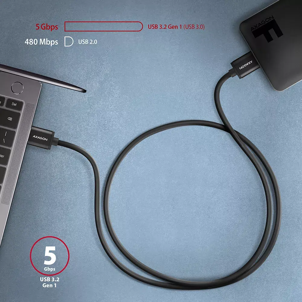 USB кабель Axagon BUMM3-AM10AB Photo 4