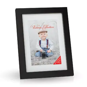 Photo frame Victoria Collection Cubo 15x21 cm black — tabletop/wall-mount
