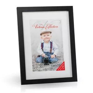 Photo frame Victoria Collection Cubo 21×29.7 cm black — portrait/landscape
