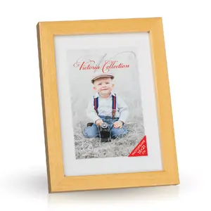 Photo frame victorian collection Cubo Victoria Collection 15x21 cm natural wood finish