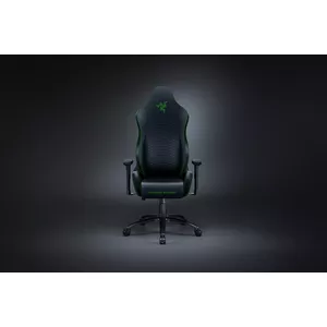 Razer Iskur X - Ergonomic Gaming Chair (Desk Chair/Office Chair, Ergonomic Design, Multi-layer Faux Leather, High Density Foam Padding) Black/Green | XL