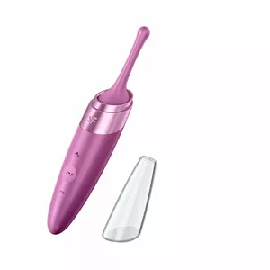 SATISFYER TWIRLING DELIGHT CLIT TIP VIBRATOR - PURPLE