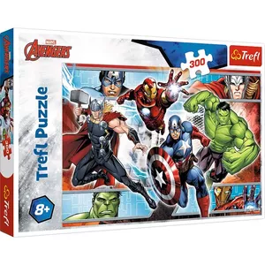 Пазл TREFL контурный 300 элементов — The Avengers, ширина 400 мм, 8+
