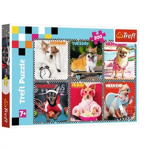 Пазл TREFL Happy Dogs — 200 элементов, модель 13279