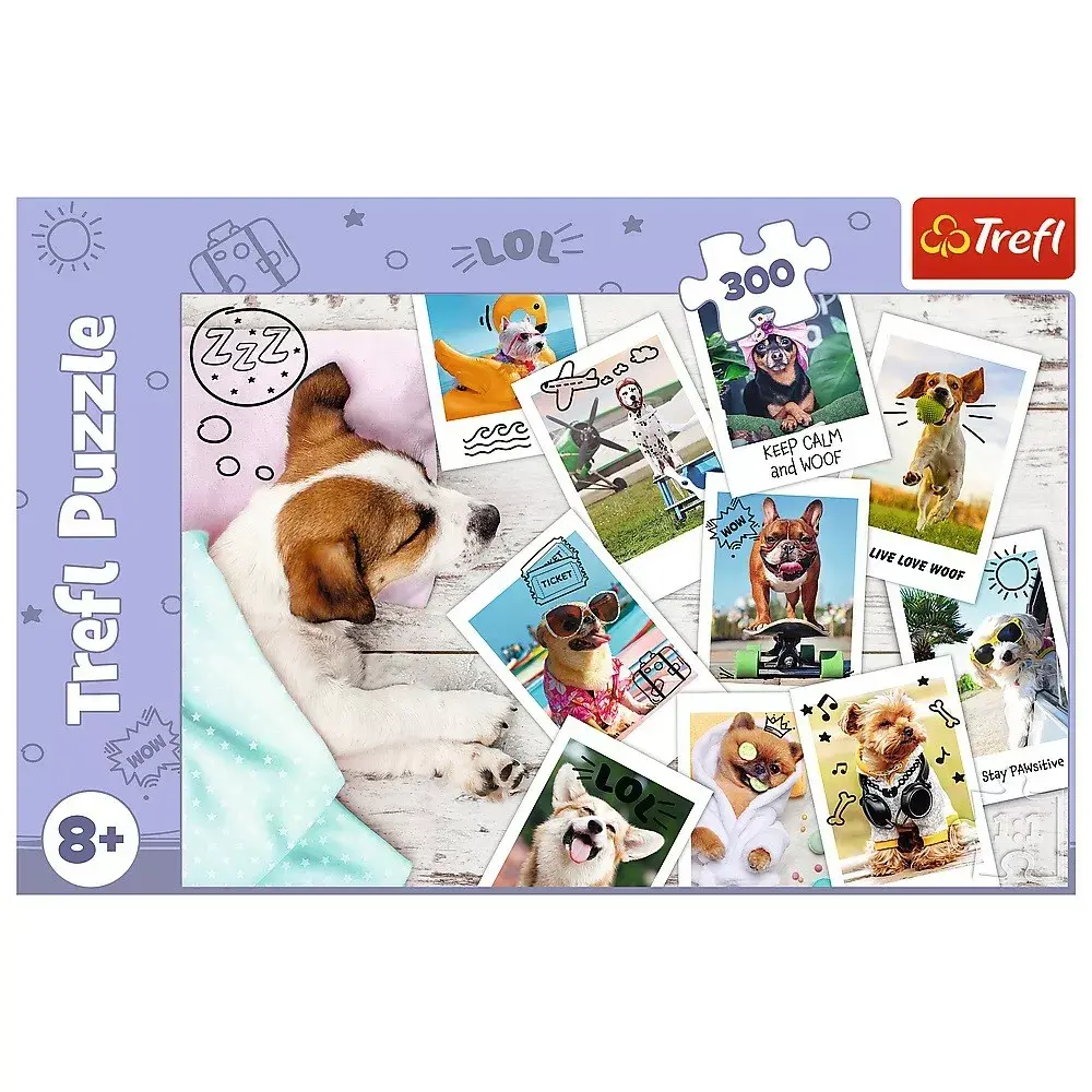 Пазл 300 элементов TREFL Dogs Holiday pictures Photo 3
