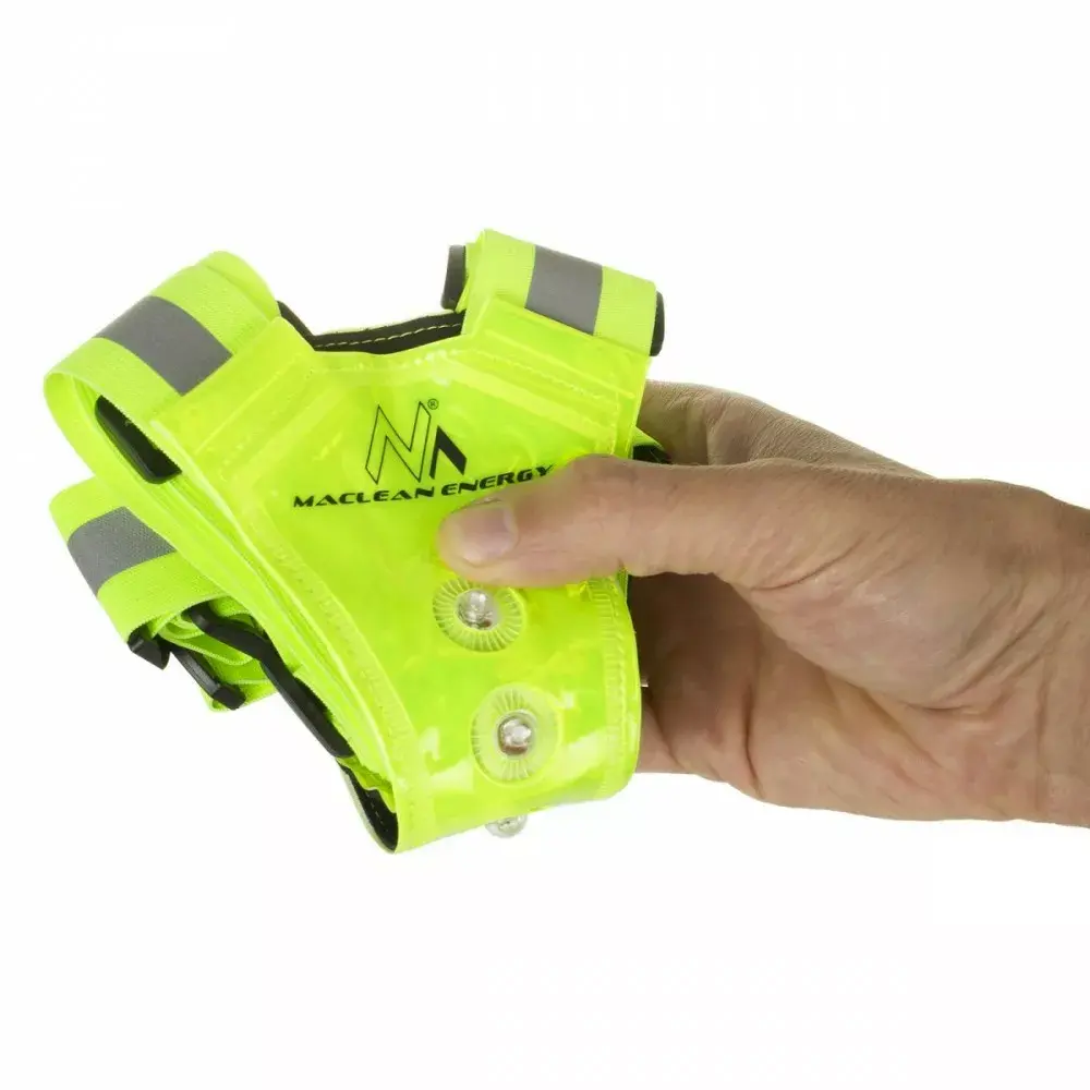 MACLEAN MCE425 LED reflector vest — safety 360° Photo 3