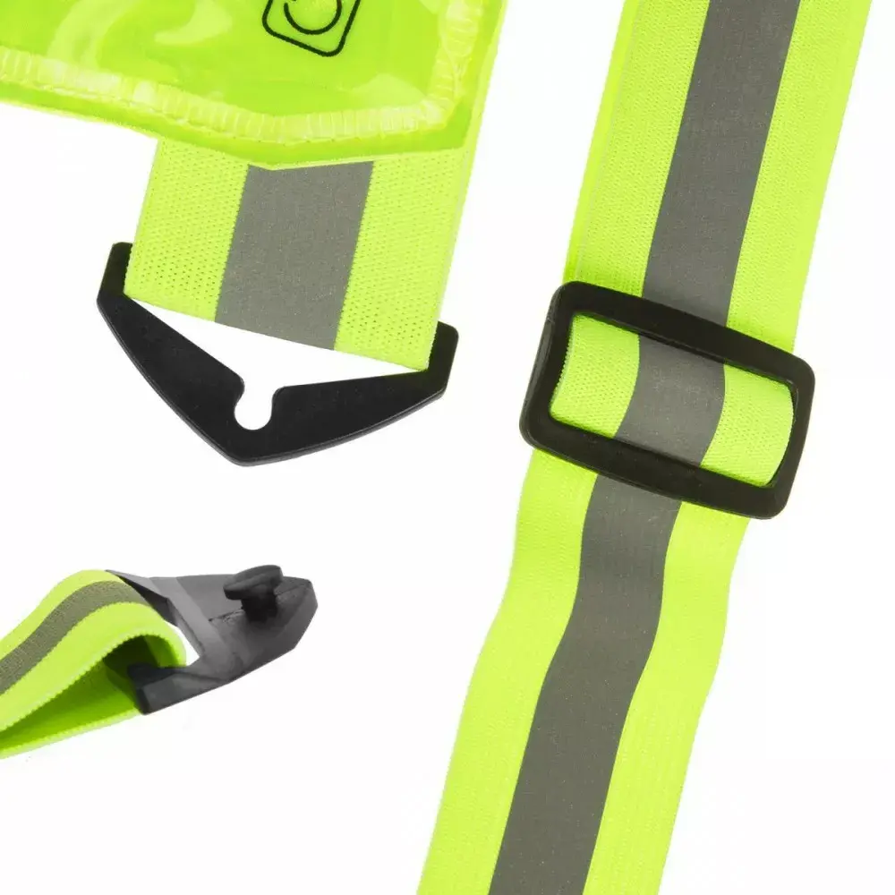 MACLEAN MCE425 LED reflector vest — safety 360° Photo 4