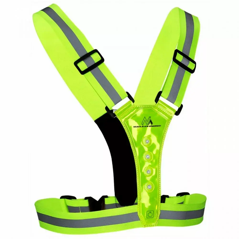 MACLEAN MCE425 LED reflector vest — safety 360° Photo 5