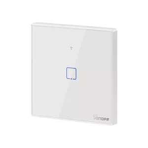 Sonoff T2EU1C-TX Wi-Fi & RF 433Mhz Gudrās Mājas VienasPOgas Sienas Gaismas slēdzis (AC220V 2A) 86x32mm