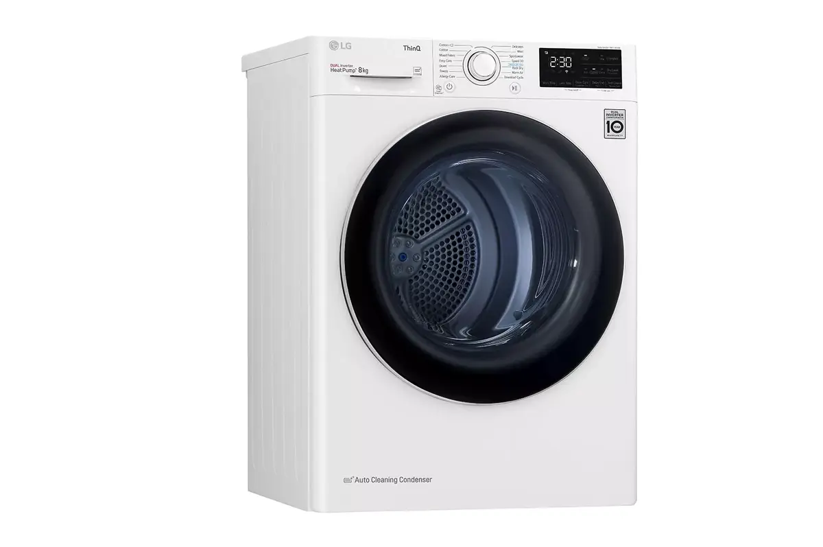 LG RH80V3AV6N žāvētājs — 8 kg, A++ Photo 8