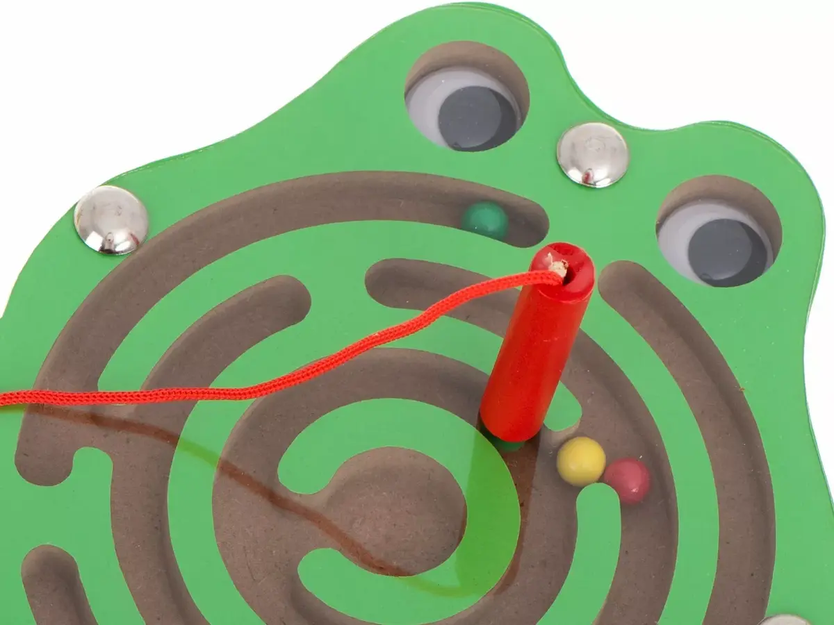 Magnetic Ball Labyrinth RoGer RO-LAB-FROG LED sound Photo 2