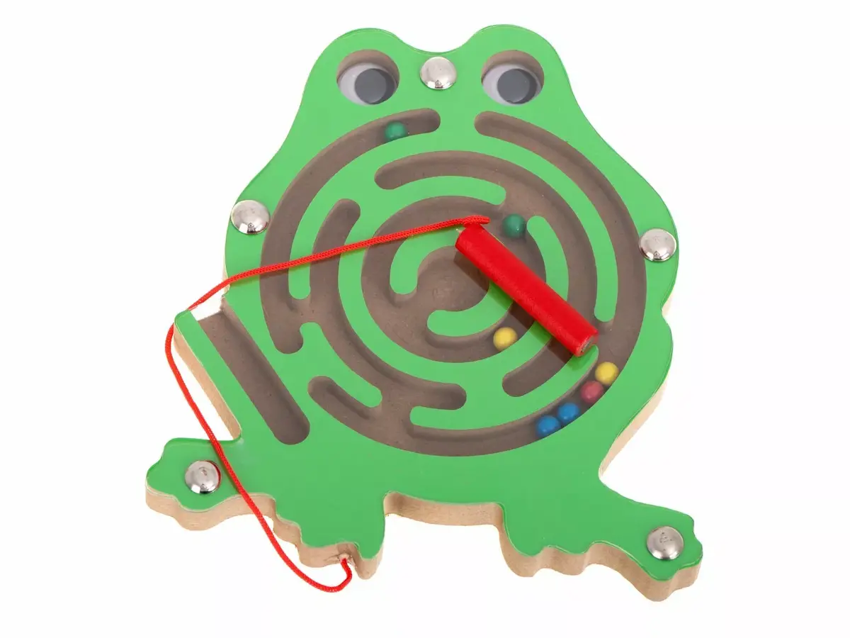 Magnetic Ball Labyrinth RoGer RO-LAB-FROG LED sound Photo 3