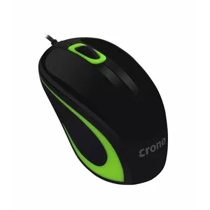 Crono CM643G - optická myš, USB, černá + zelená