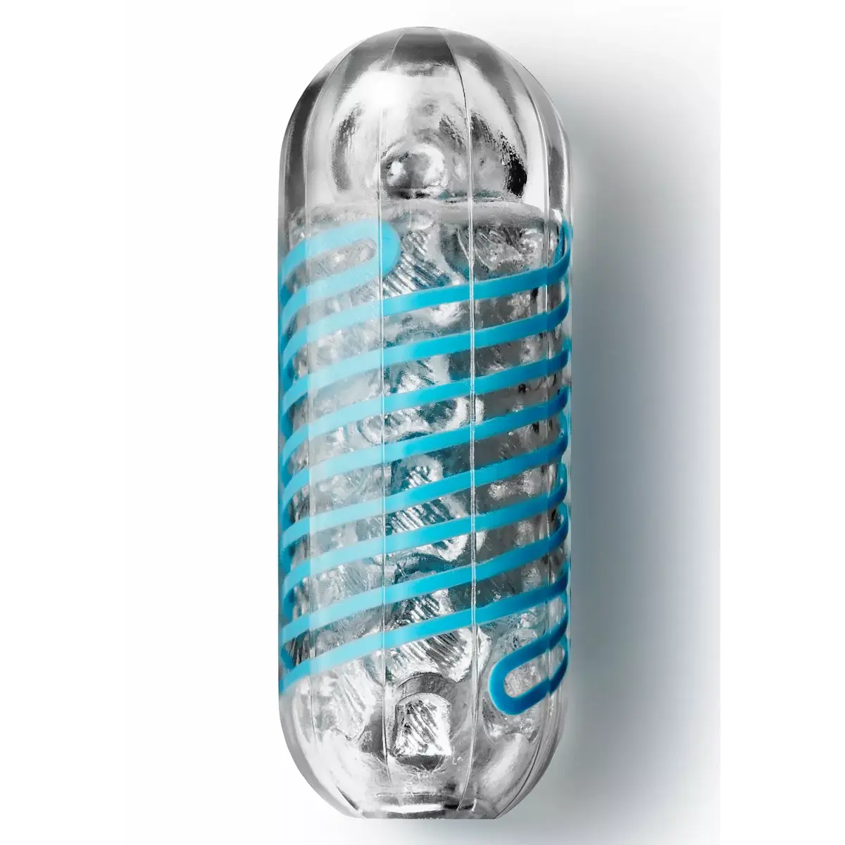 TENGA Spinner Transparent Elastomer мастурбатор Blue Photo 4