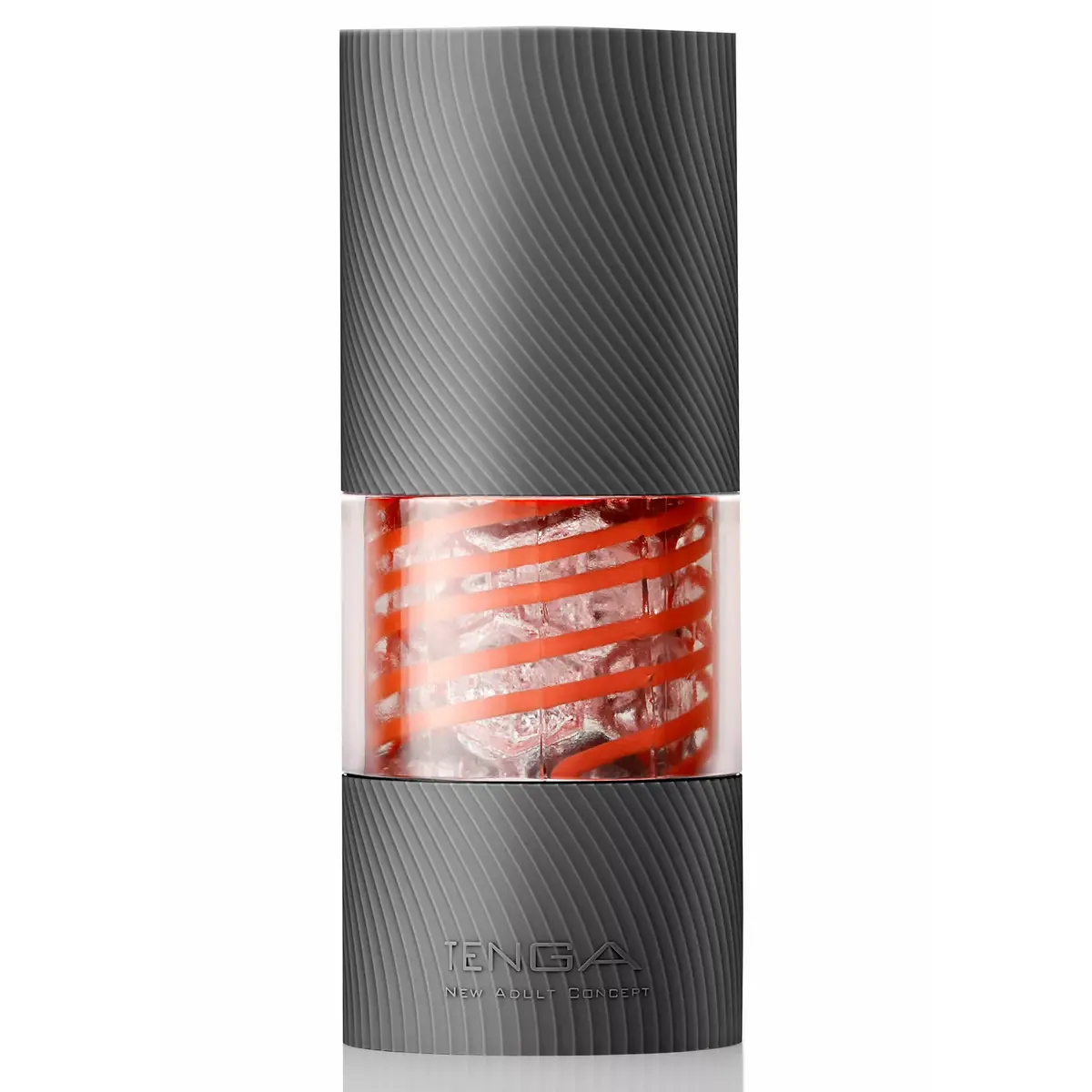 Мастурбатор TENGA Pocket Transparent Elastomer Orange Spinner Photo 3