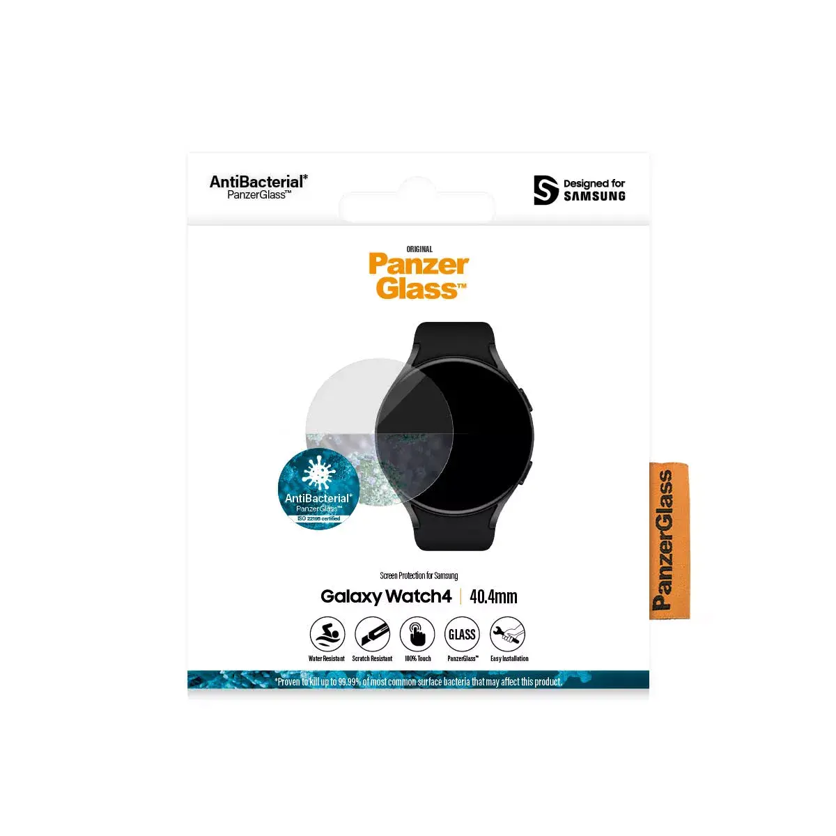Защитное стекло, PanzerGlass, Samsung Galaxy Watch 4 40.4mm Photo 3