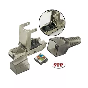Cable gender changer Techly IWP-8P8C-CAT6AS RJ-45 CAT6 0m Silver