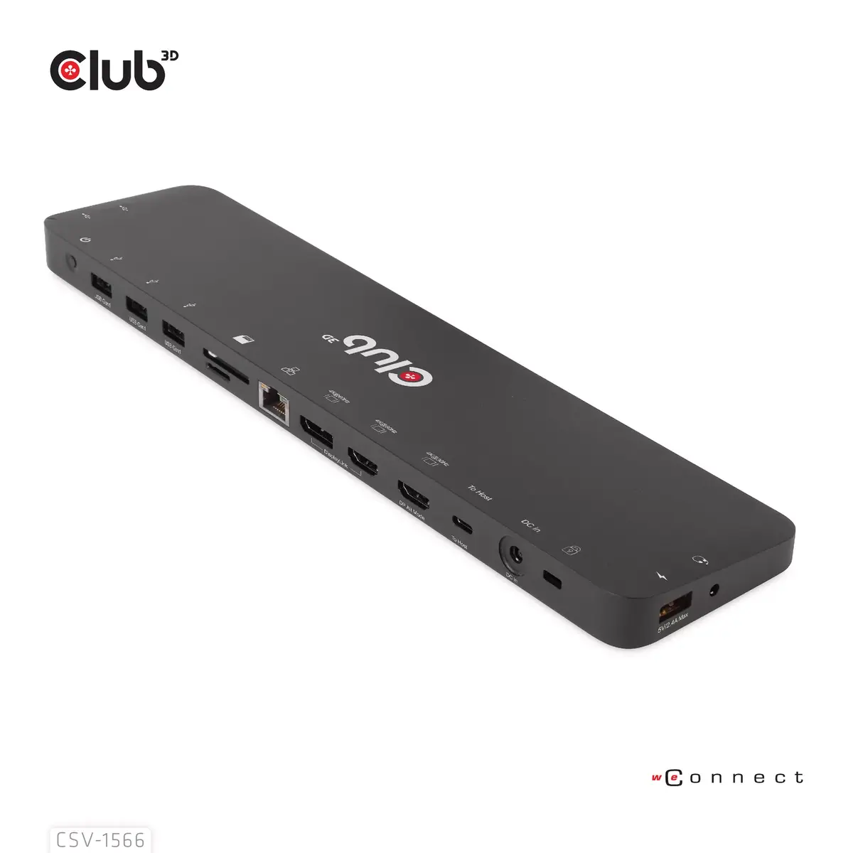 Doku stacija CLUB3D USB Gen1 Type-C Triple Display DP Alt mode Photo 5