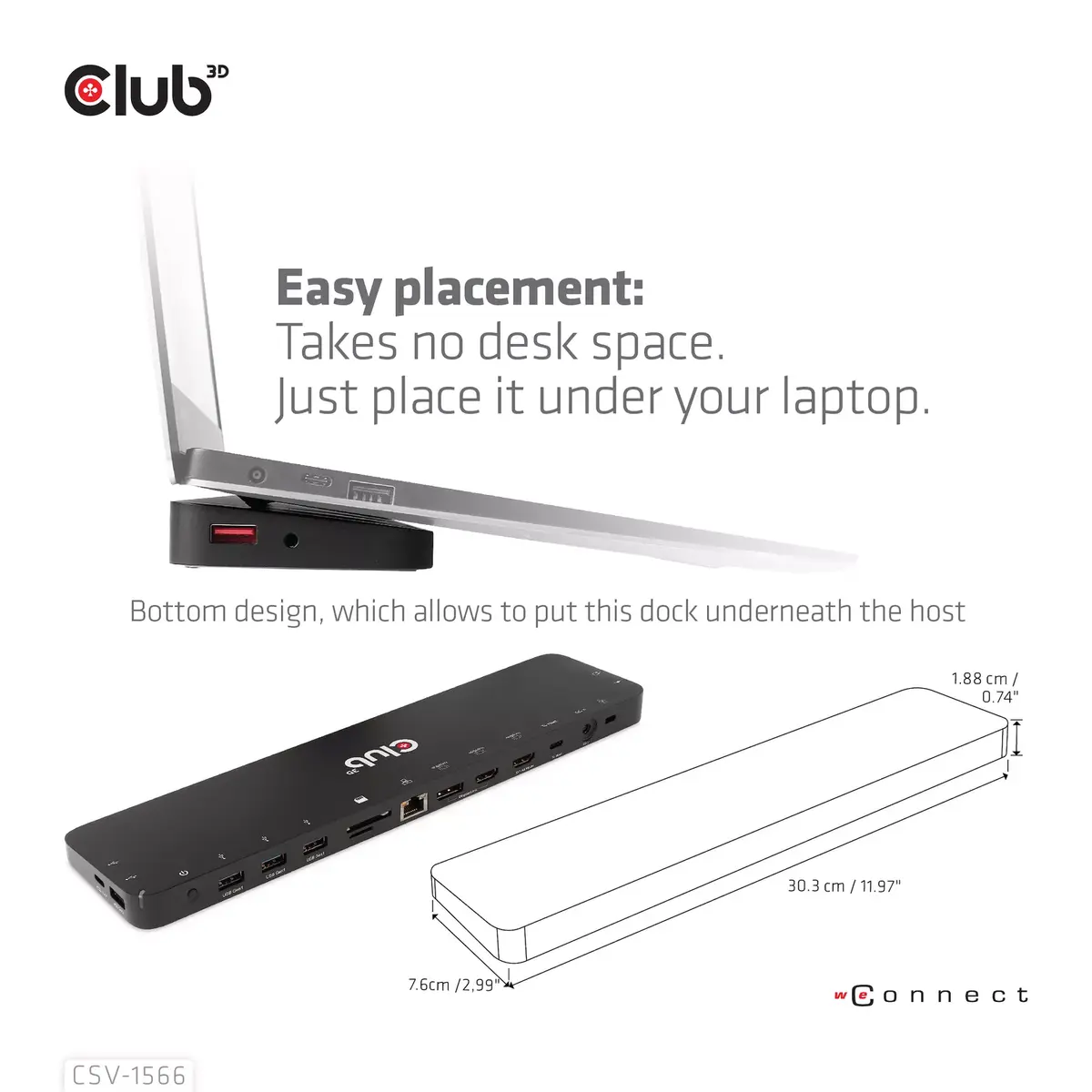Doku stacija CLUB3D USB Gen1 Type-C Triple Display DP Alt mode Photo 11