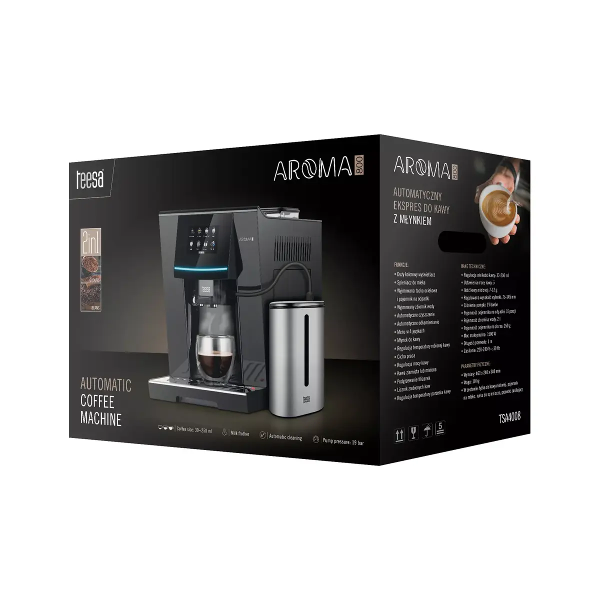Combi coffee maker Teesa 2 L Tessa Aroma 800 Photo 7