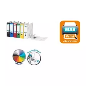 Storage box Elba Smart Original 10428 GN A4 — Black/Green/Gray, matt finish