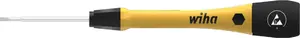 Screwdriver wiha PicoFinish ESD 2.0 x 40 mm, precision insulated handle, ESD-safe tip