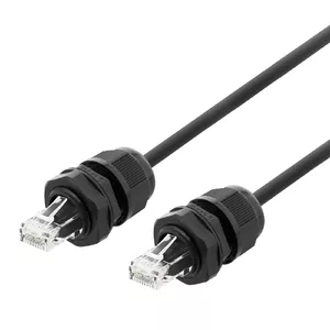 Patch cable DELTACO S/FTP Cat6a 5m black