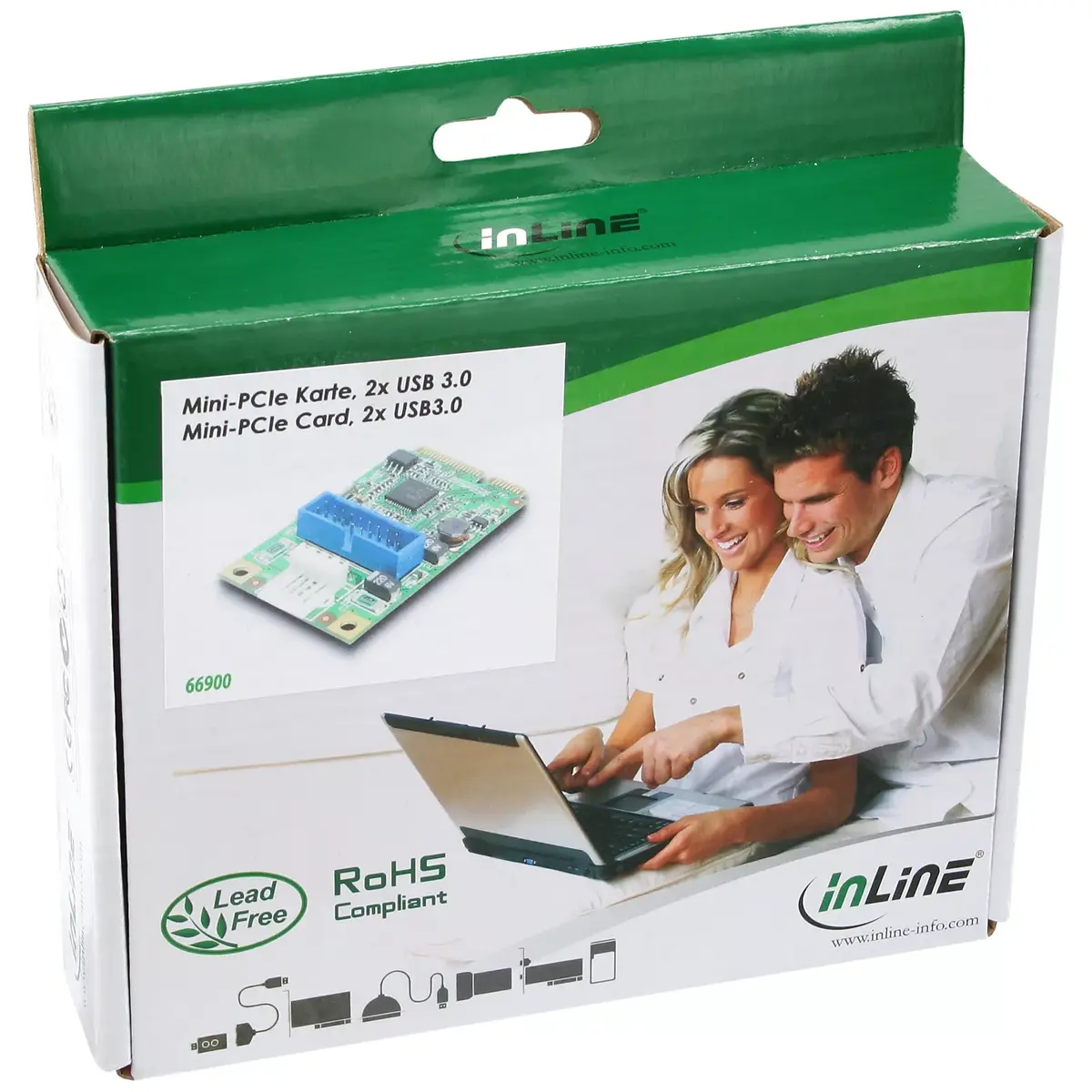 InLine Mini-PCIe Card 2x USB 3.0 Photo 4