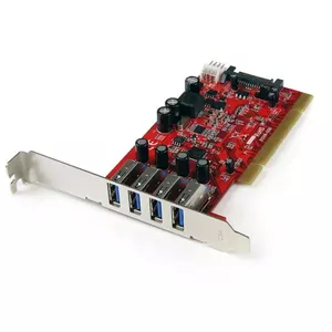 USB адаптер StarTech.com PCI USB 3.0 адаптер PCIUSB3S4