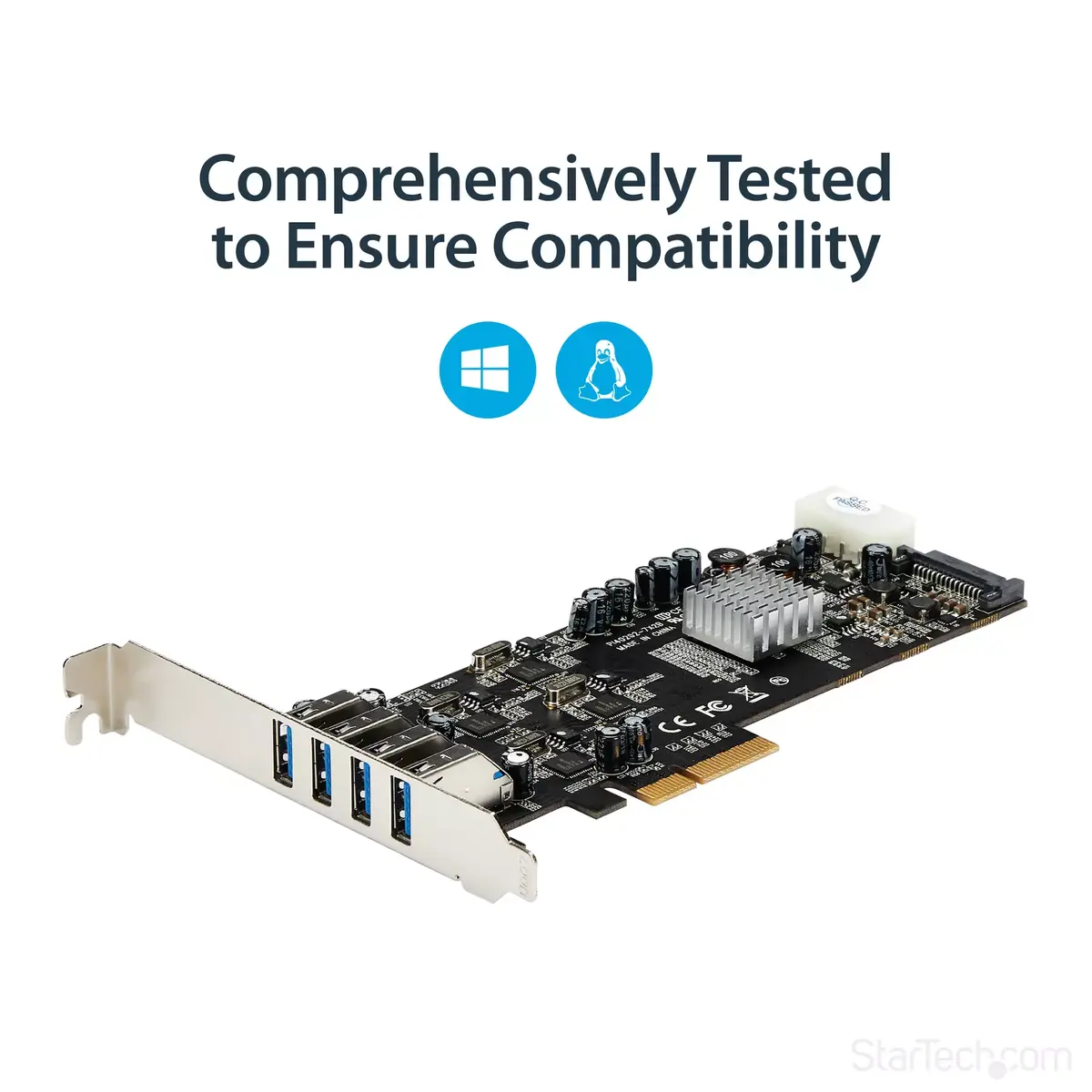 USB 3.0 PCIe karte StarTech.com PEXUSB3S44V Photo 10
