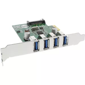 USB 3.0 4 Port Host Controller InLine 76661C