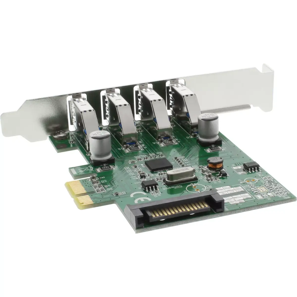USB 3.0 4 Port Host Controller InLine 76661C Photo 2