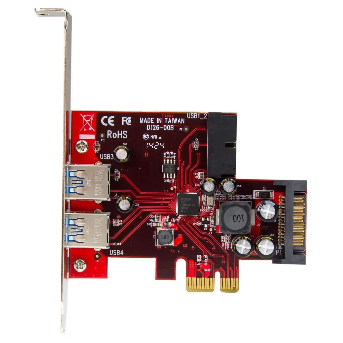 USB 3.0 Karte StarTech.com PEXUSB3S2EI Photo 2