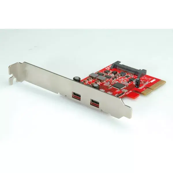 PCI-Express x4 Adapter ROLINE 2x Ports Type C USB3.1 Photo 2