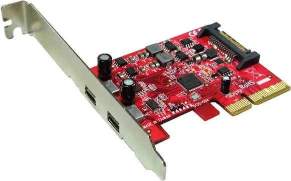 PCI-Express x4 adapteris ROLINE 2x Ports