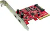 PCI-Express x4 Adapter ROLINE 2x Ports Type C USB3.1 Photo 2