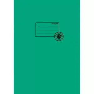 Exercise book cover paper HERMA A4 dark green 100% wastepaper