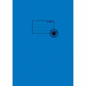Exercise book cover paper HERMA A4 dark blue 100% wastepaper