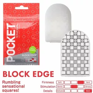 TENGA BLOCKED EDGE POCKET STROKER