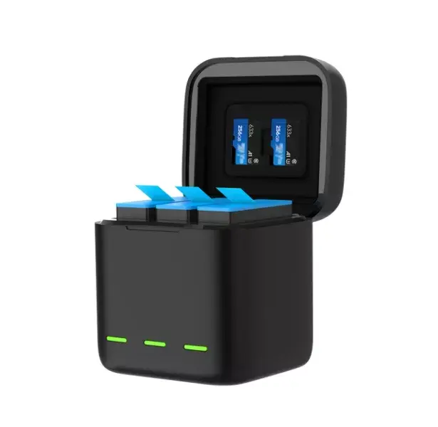 Telesin charger for GoPro Hero 9/10 — 3-battery Photo 5